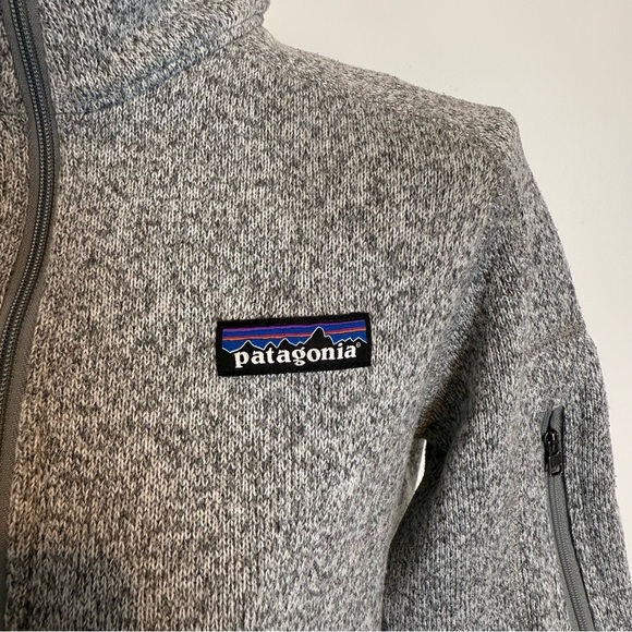 Patagonia Women's Better Sweater® 1/4-Zip Fleece pullover heather grey SZ S - Picture 4 of 11